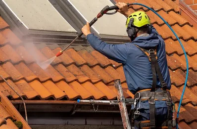 Démoussage et hydrofuge de toiture à Andel